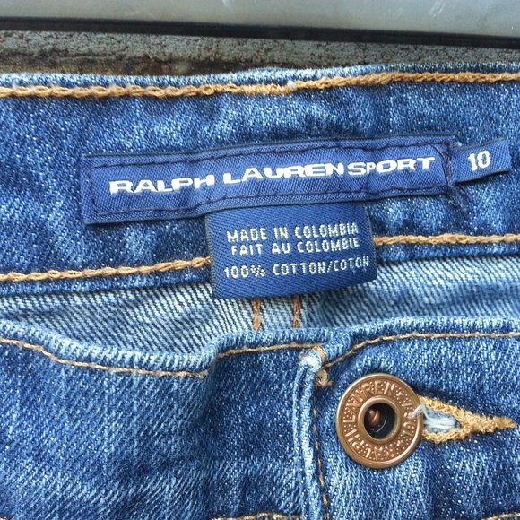Ralph Lauren | Denim/jean shorts size 10 - Picture 2 of 4